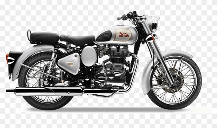 Classic - - Silver Royal Enfield Classic 350 Clipart #210885