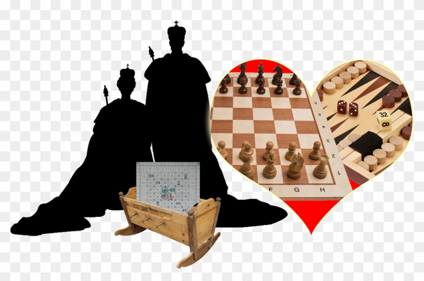 King Chess And Queen Backy With Their Little Prince - Chess Clipart #211071