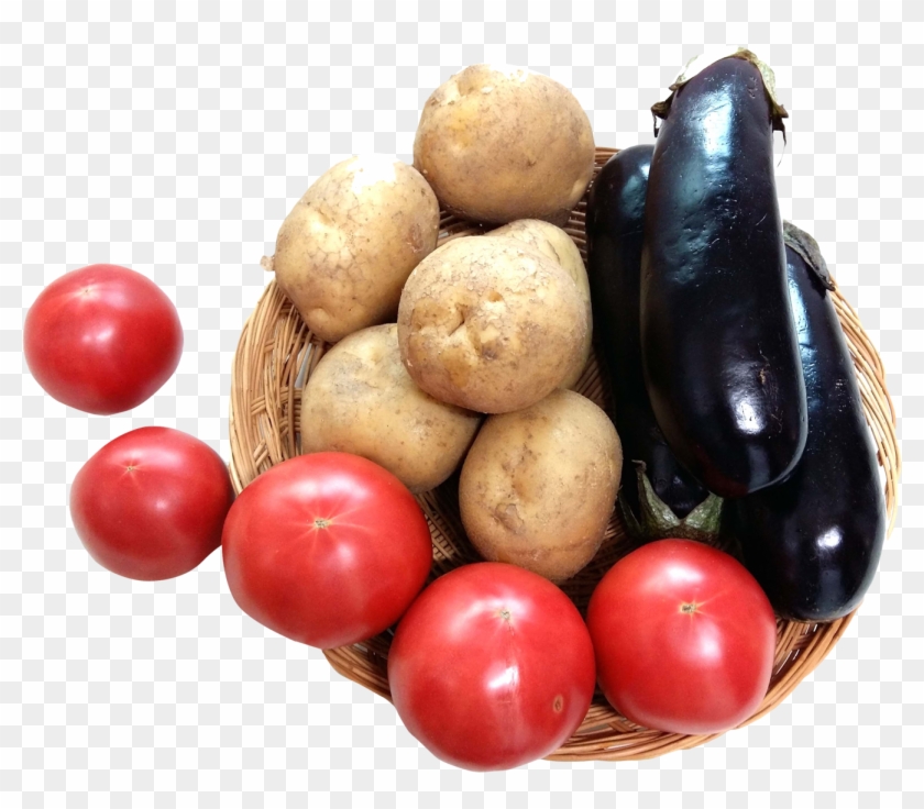 Free Png Download Eggplant Tomato Potato Png Images - Potato Tomato Png Clipart