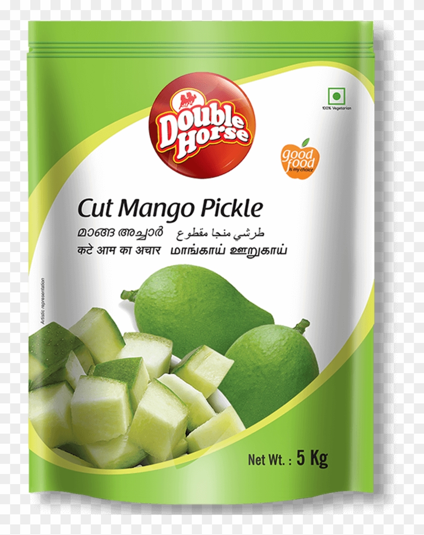 Double Horse Cut Mango Pickle Clipart