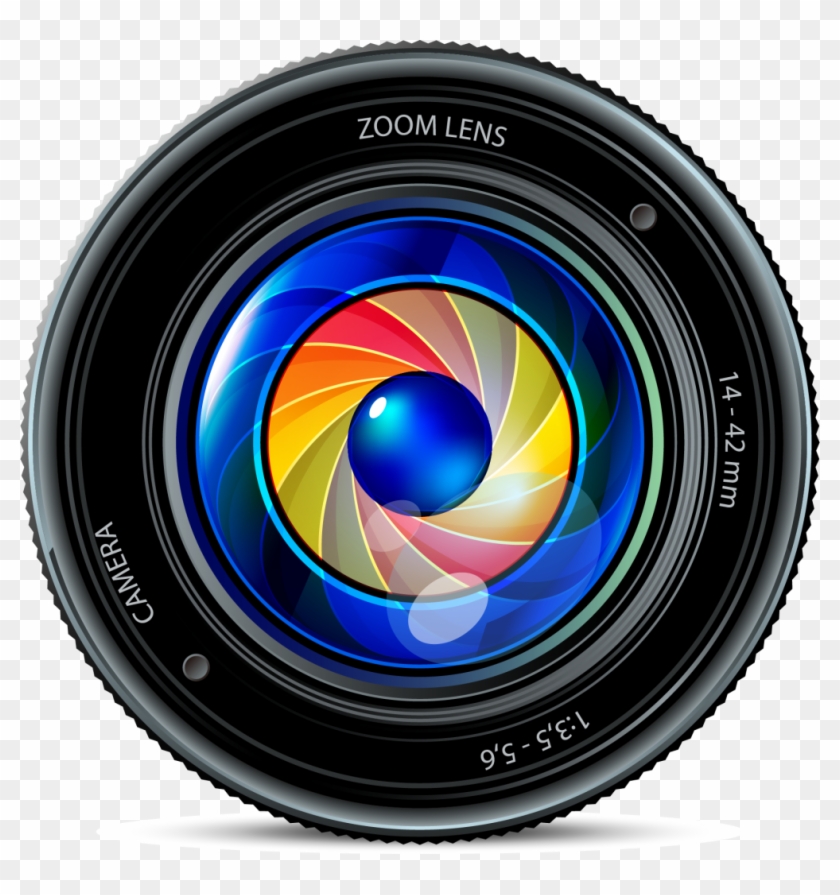 Photo Camera Vector - Camera Lens Logo Png Clipart