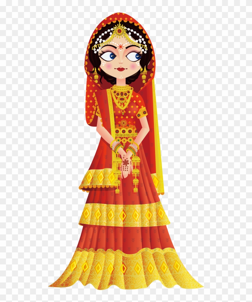 Weddings In India Wedding Invitation Bride Clip Art - Wedding Couple Png Hd Clipart Transparent Png