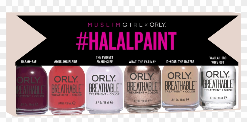 Orly And Muslimgirl - Orly Halal Nail Polish Clipart