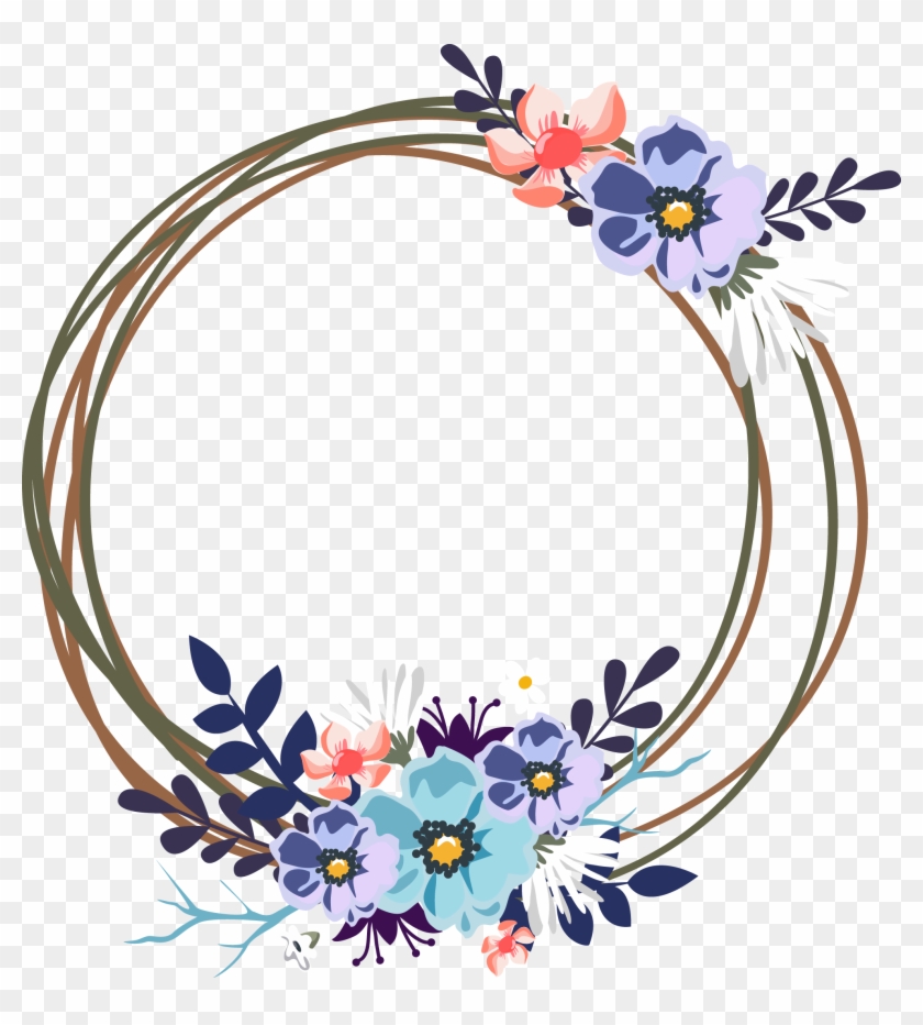 Image Library Download Clip Art Vector Decorative Garland - Clip Art For Wedding Invitation - Png Download