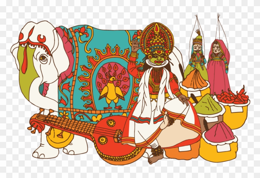 Enjoy A Houseboat Cruise In The Alleppey Backwaters - อินเดีย วาด รูป Clipart