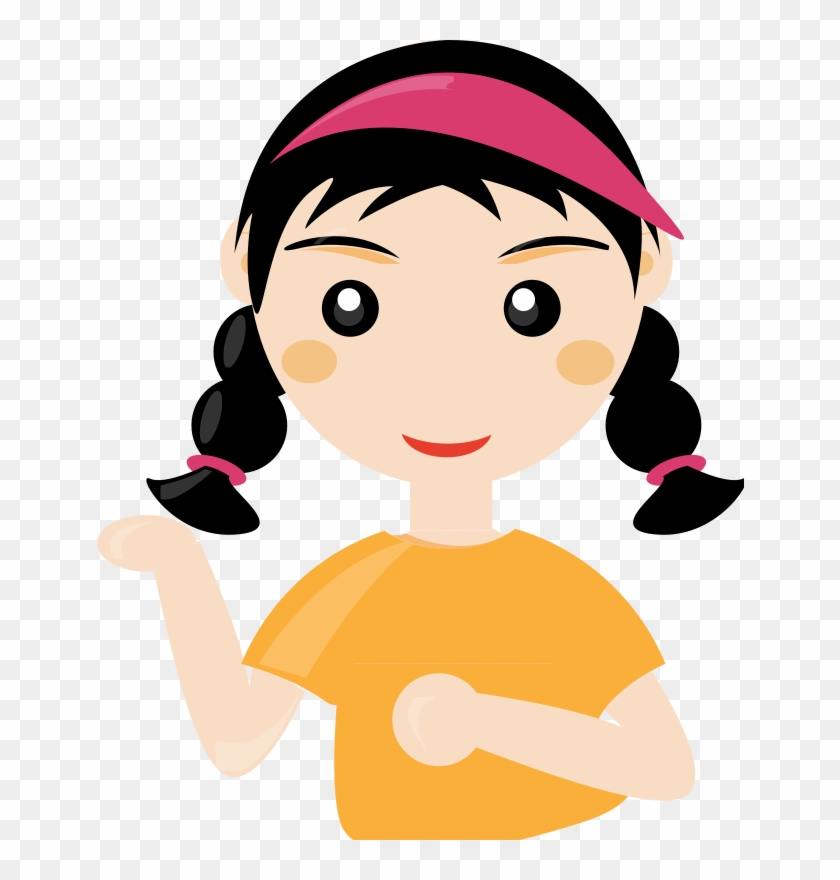 Cute Student Cliparts - Student Girl Clip Art - Png Download