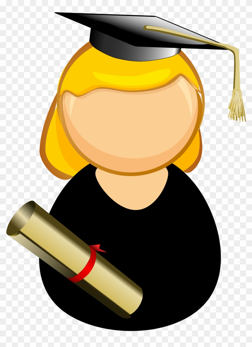 This Free Icons Png Design Of Graduated Student Clipart