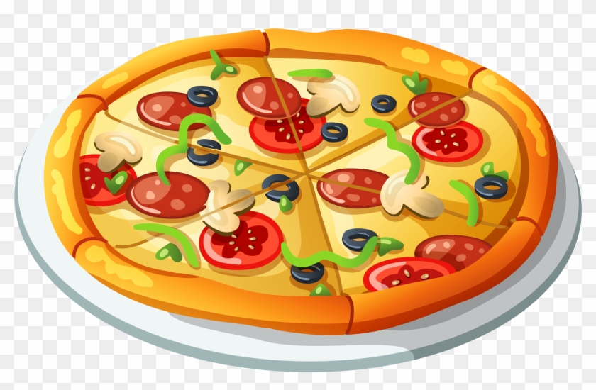 Svg Transparent Pizza Vector Gallery Yopriceville High - Food Clipart Png #212291