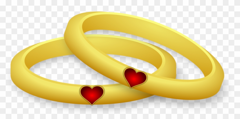 Image Library Library Free Images Rings Clip Art Gold - Congratulations Wishes For Brother Wedding - Png Download