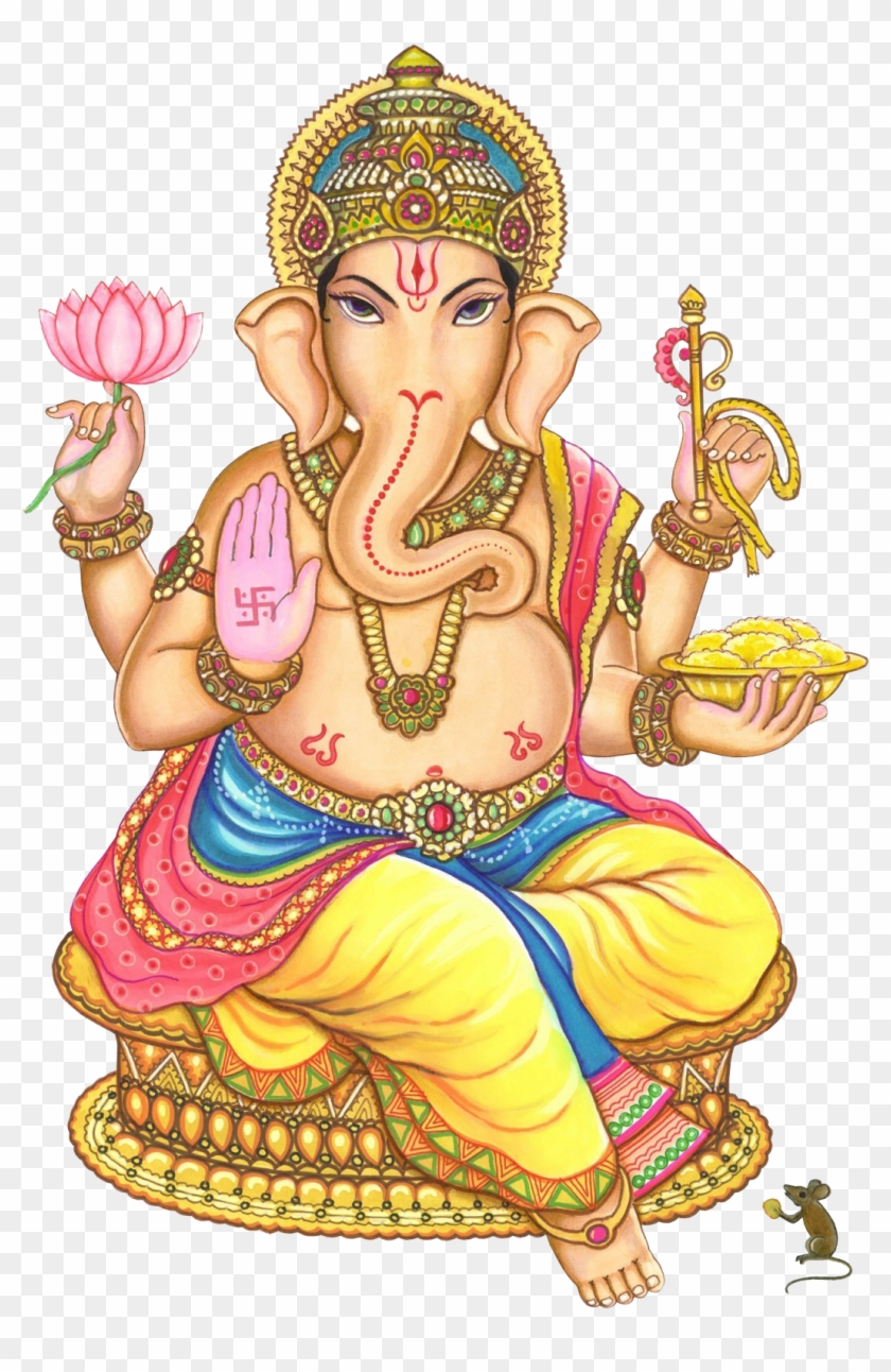 Lord Ganesha Free Download Png - Lord Ganesha Photo White Background Clipart