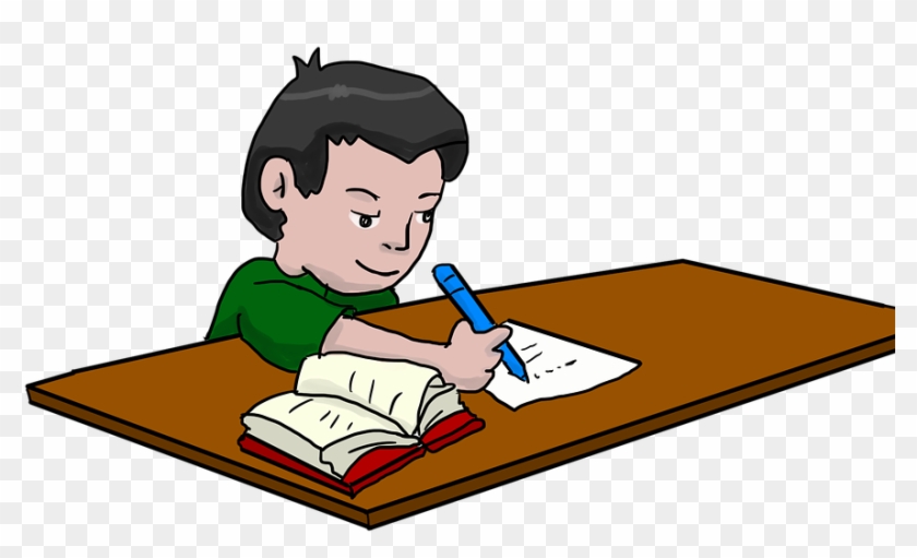 Png Boy Studying - Contoh Gambar Future Perfect Continuous Clipart