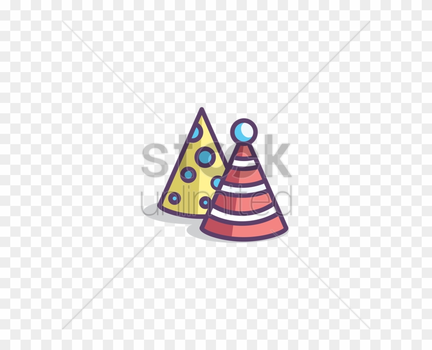 Birthday Hat Vector - Christmas Tree Clipart #212487