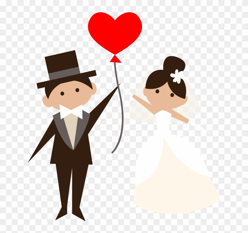 Wedding Png Transparent Free Images - Transparent Bride And Groom Png Clipart #212560