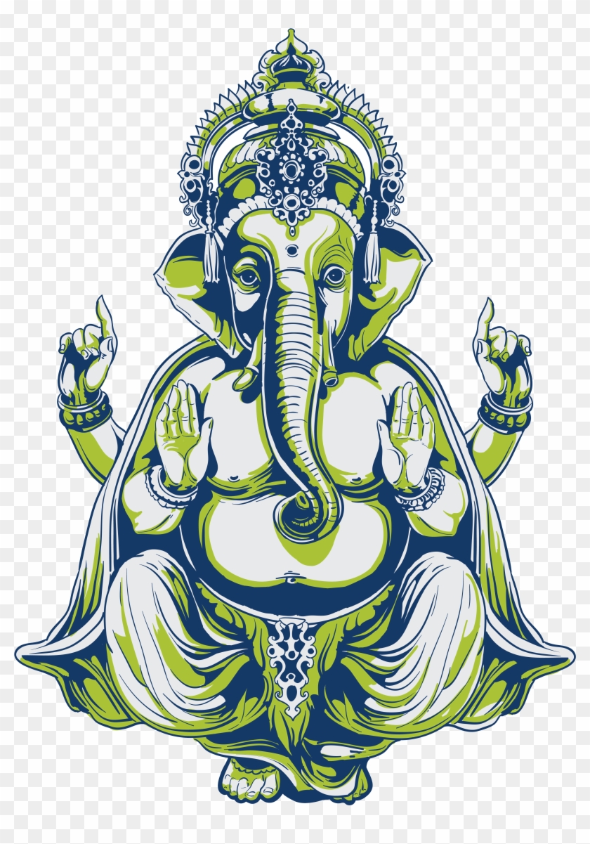 Ganapati Ji Pencil Sketch Source - Ганеша Png Clipart #212561