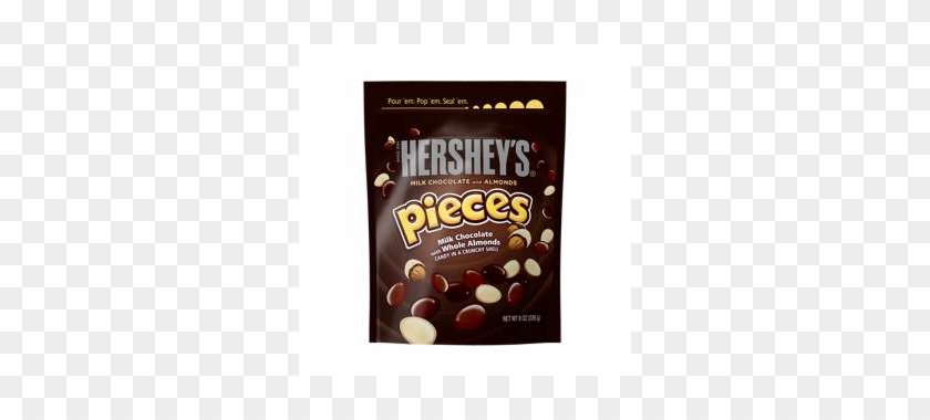 Hershey's Pieces Milk Chocolate With Almonds Candys, - Hershey's Clipart