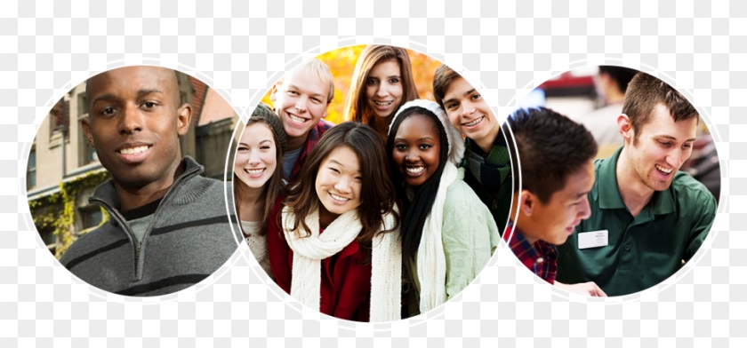 College Search Happy College Students - Student Clipart