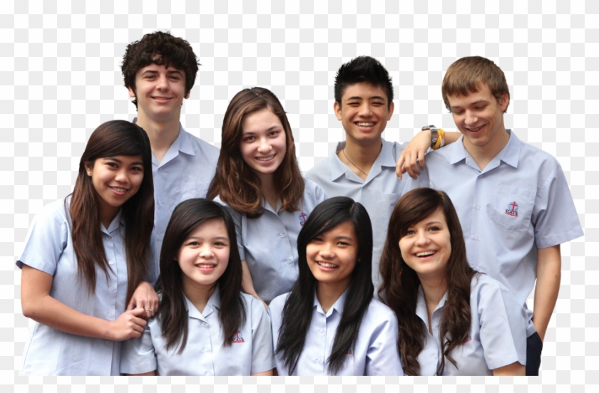 Students Bertait College Image - Social Group Clipart