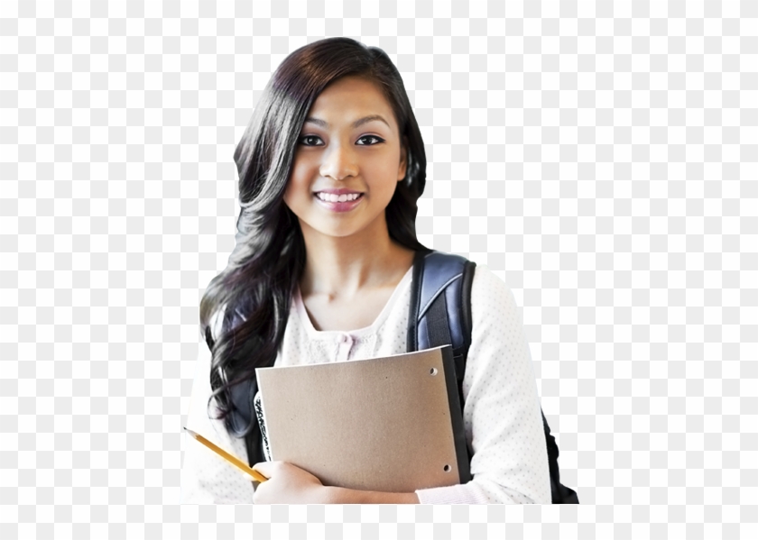 Female Student - Study Abroad Indian Students Clipart #212773