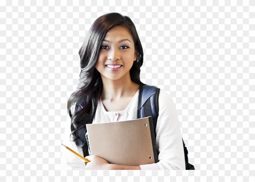 Female Student - Study Abroad Indian Students Clipart