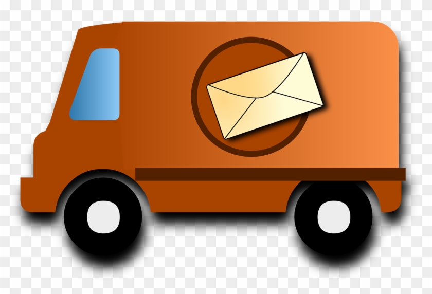 Postman - Post Van Clipart - Png Download
