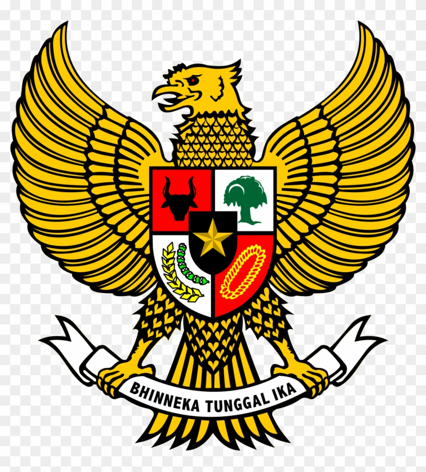 Garuda Vector Png - National Emblem Of Indonesia Clipart #213466