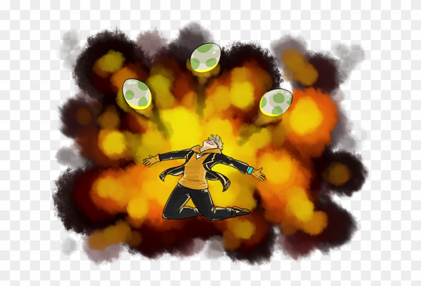 Pokemon Go Fanart Spark Eggs Explosion Ravefirell - Illustration Clipart #213767