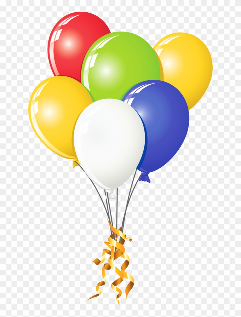 660 X 1037 8 - Birthday Balloons Clipart Png Transparent Png