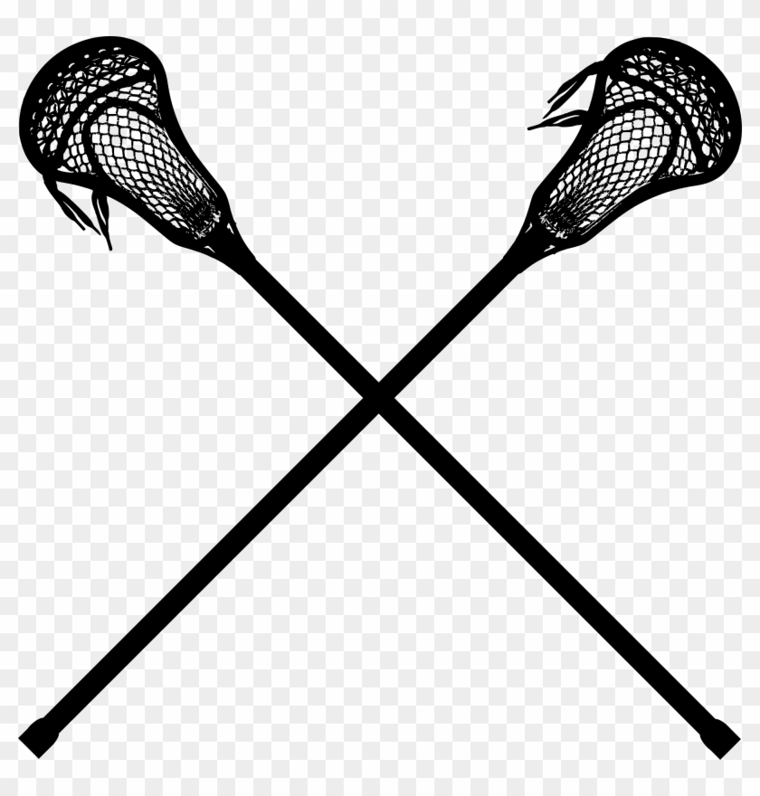 Royalty Free Lacrosse Transparent Clipart - Crossed Lacrosse Sticks - Png Download #213789