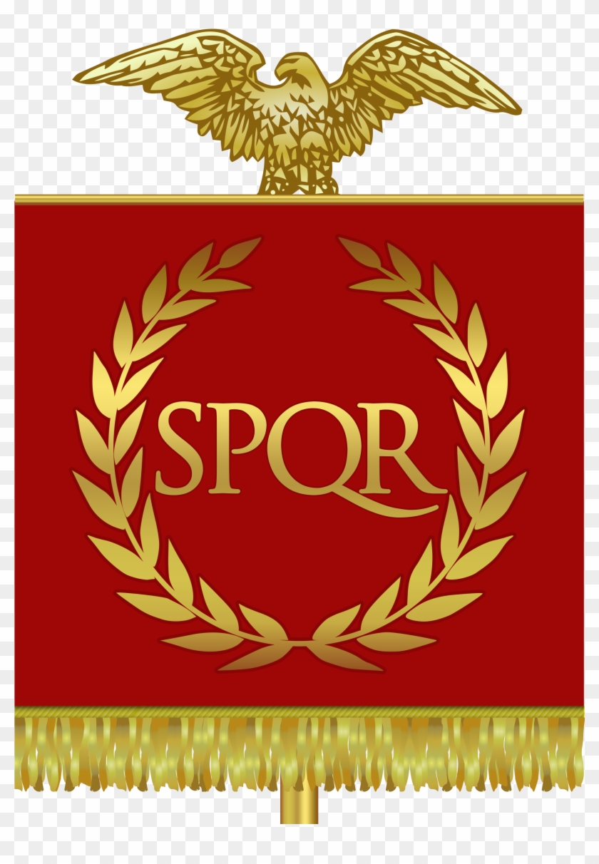 Vexilloid - Roman Spqr Banner Clipart