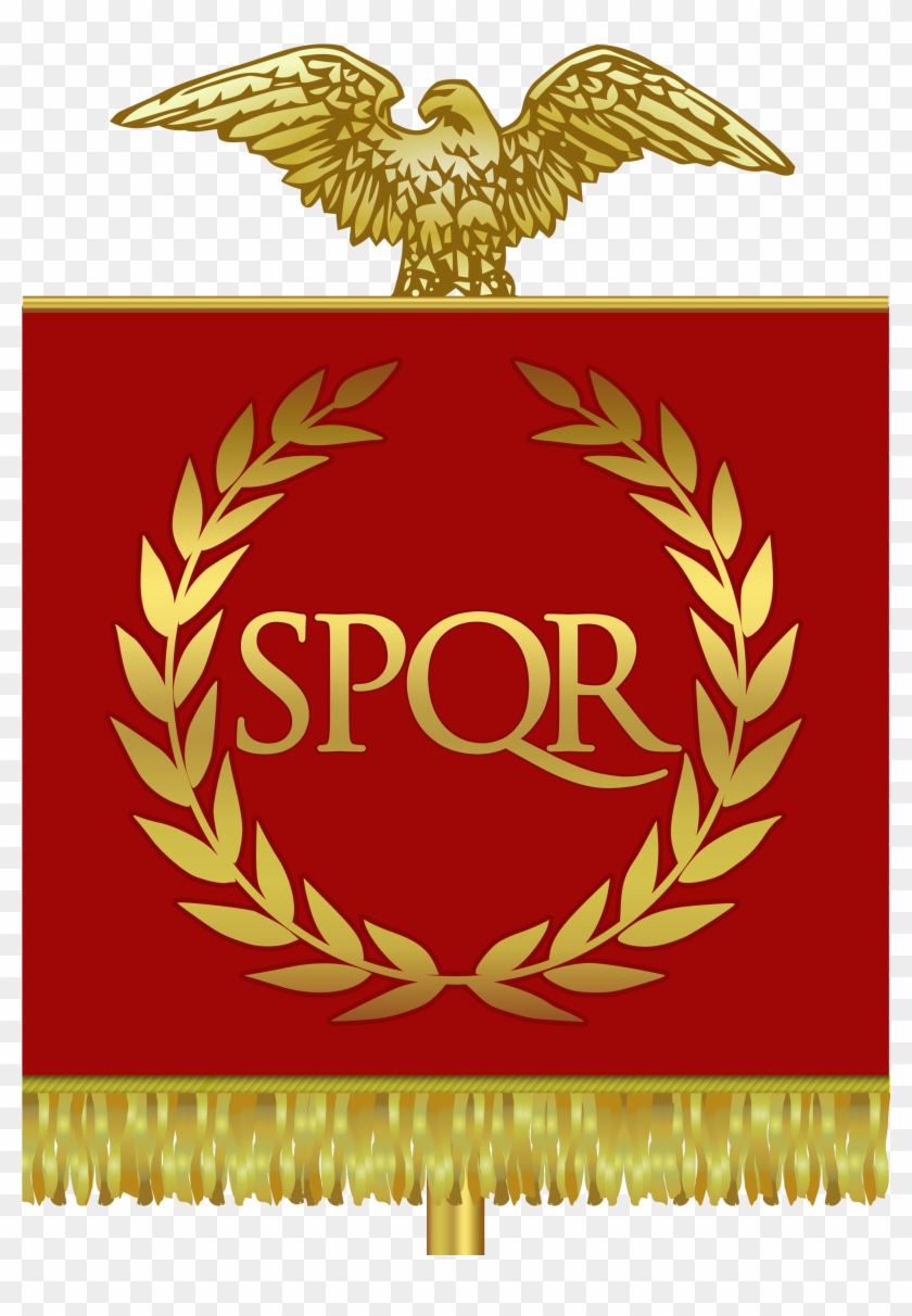 Vexilloid - Roman Spqr Banner Clipart #213968