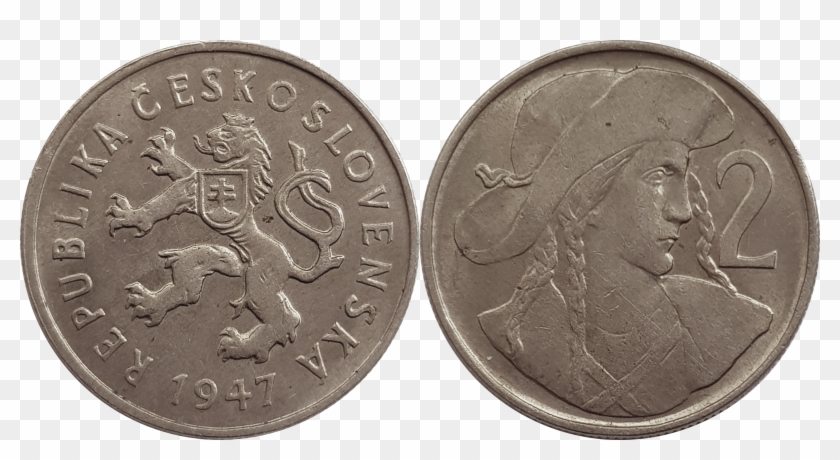 2 Koruny Csk - George 11 Penny Clipart
