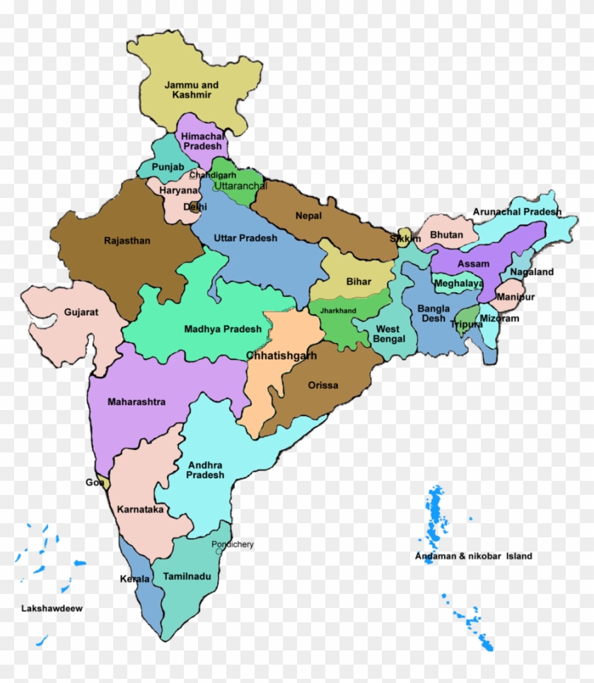 India - Bangalore Location In India Clipart