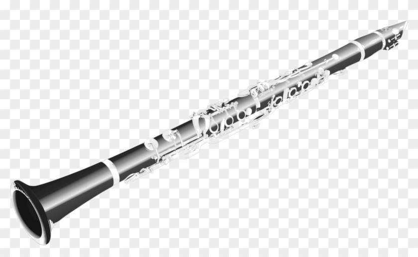 Transparent Library Clarinet Medium Image Png - Transparent Background Clarinet Clipart