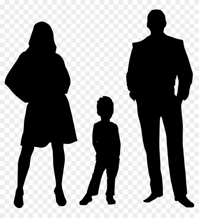 Png Library Library Silhoutte Big Image Png - Mennesker Clipart Transparent Png