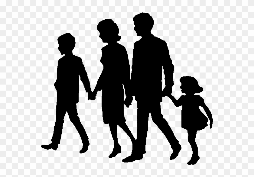Family Silhouettes Clipart