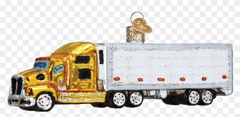 Semi Truck - Semi Truck Christmas Crafts Clipart