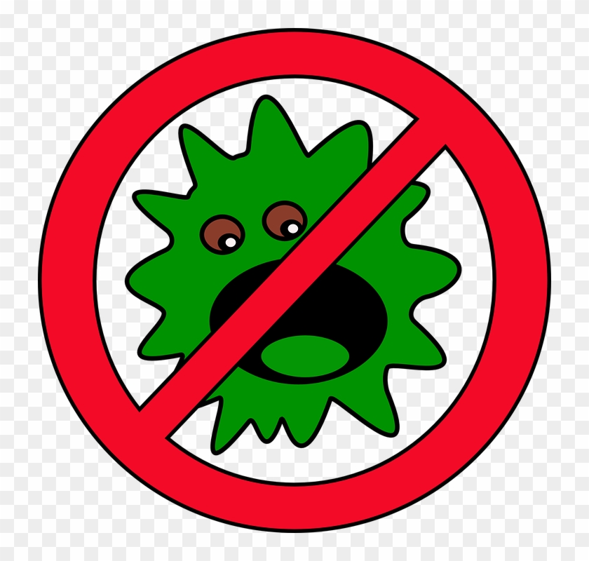 Germ, Virus, Bug, Infection, Health, Bacteria, Organism - Virus Clip Art - Png Download #215078