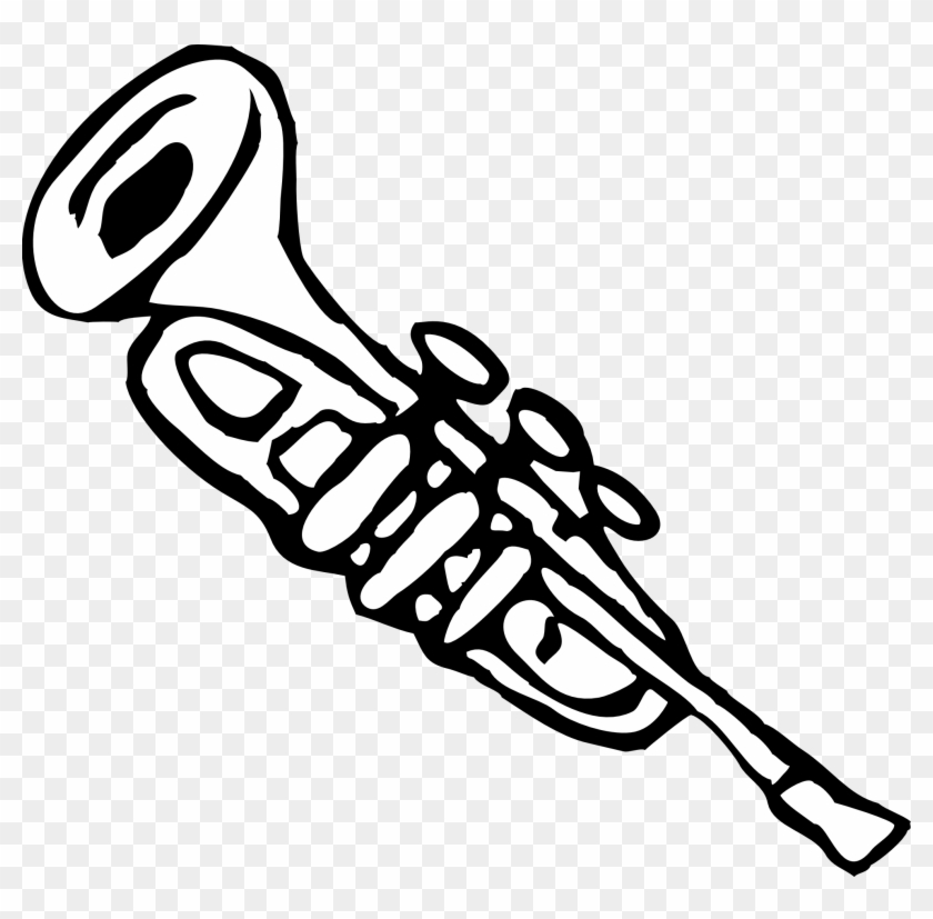 Clip Freeuse Christmas Music Clip Art Free Images Clipartix - Trumpet Clip Art - Png Download #215081