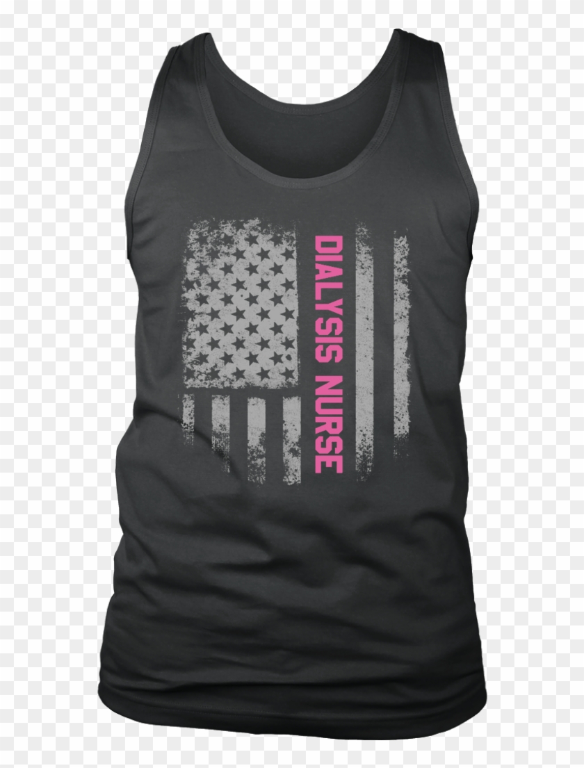 American Flag Grunge - Active Tank Clipart