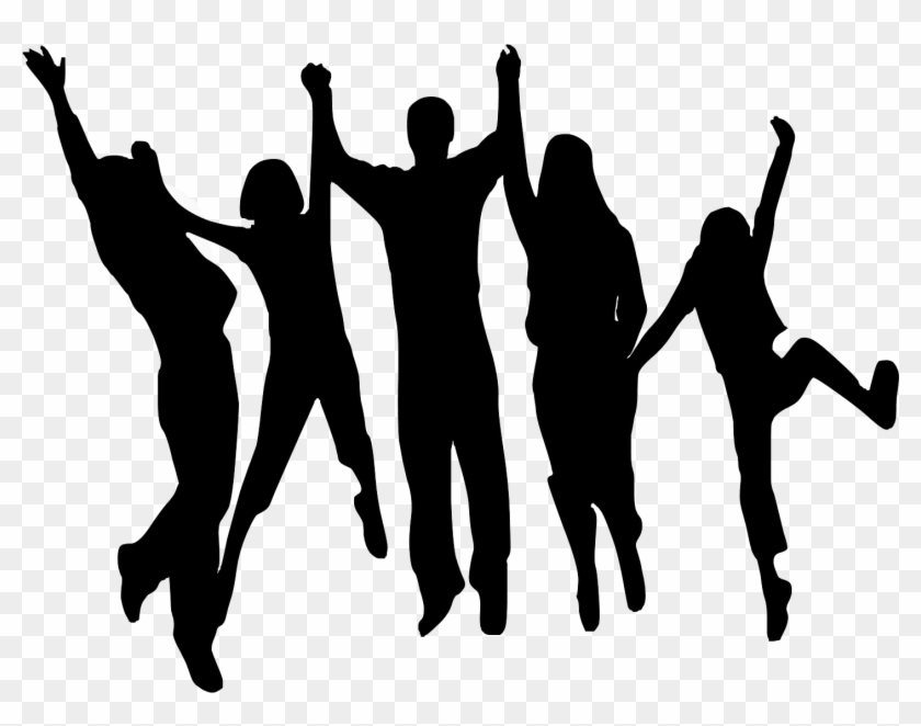 Picture Royalty Free Download Youth Silhouette At Getdrawings - People Clipart Transparent Background - Png Download