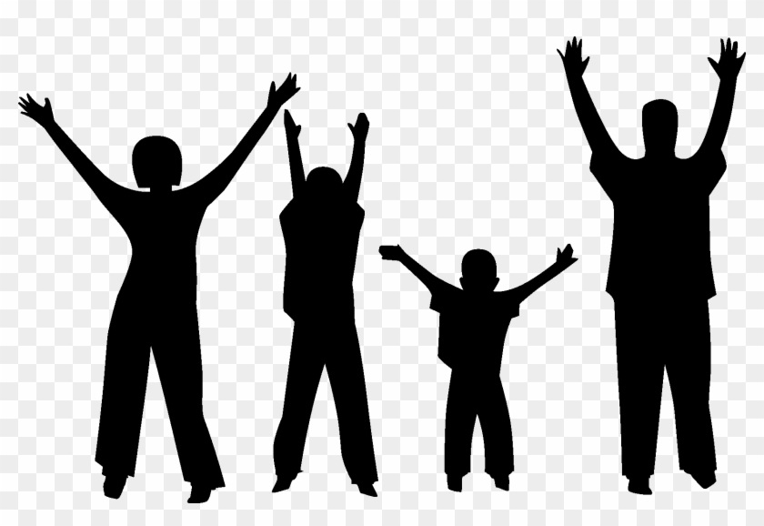 Family Silhouettes07 Vector - Device Clipart #215604