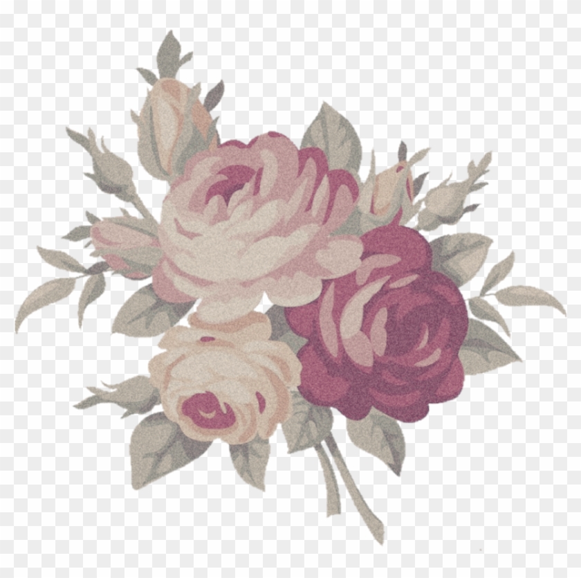 Vintage Flowers Tumblr For Free Download On Ya Webdesign - Transparent Aesthetic Flower Png Clipart