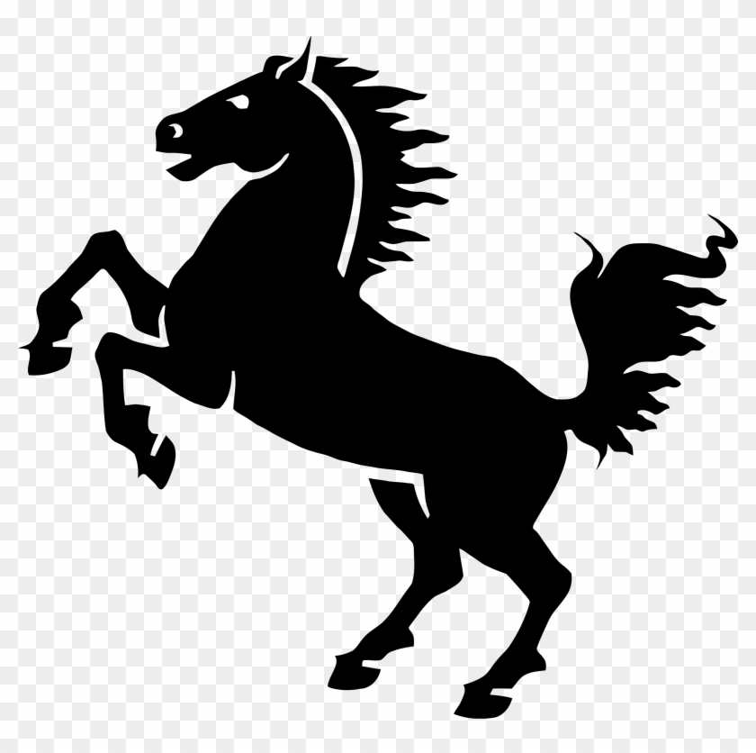 Black Horse Clip Art At Clker Com Vector Clip Art Online - Horse Clipart - Png Download