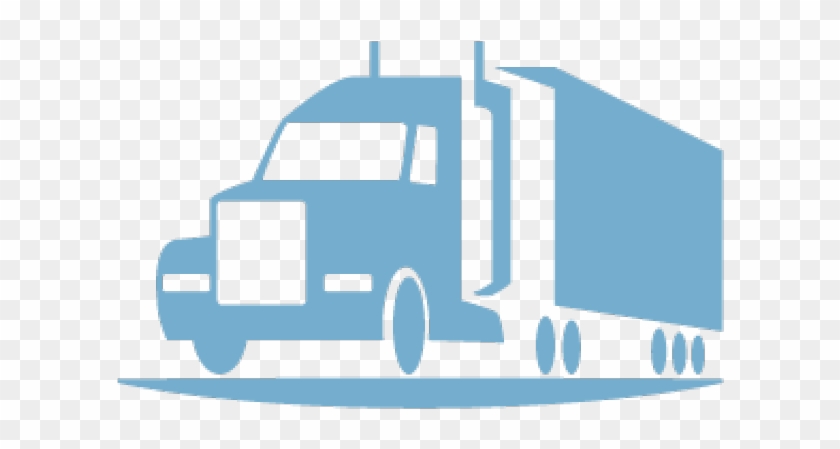 Crash Clipart Semi Truck - Semi Truck Icon Transparent - Png Download #215907