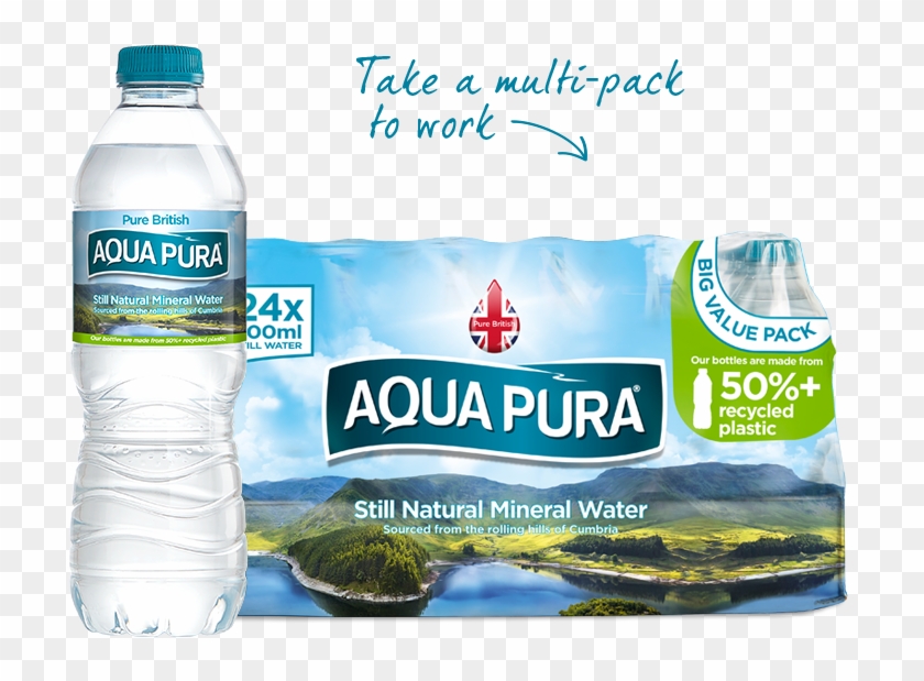 500ml Screw Cap The All-rounder - Aqua Pura Water Clipart #216018