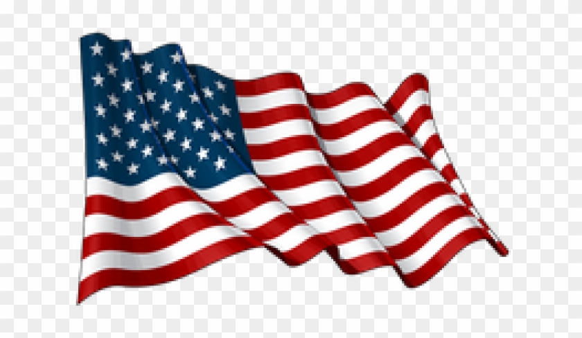 American Flag Clipart Png - Waving Flag Transparent Png #216194