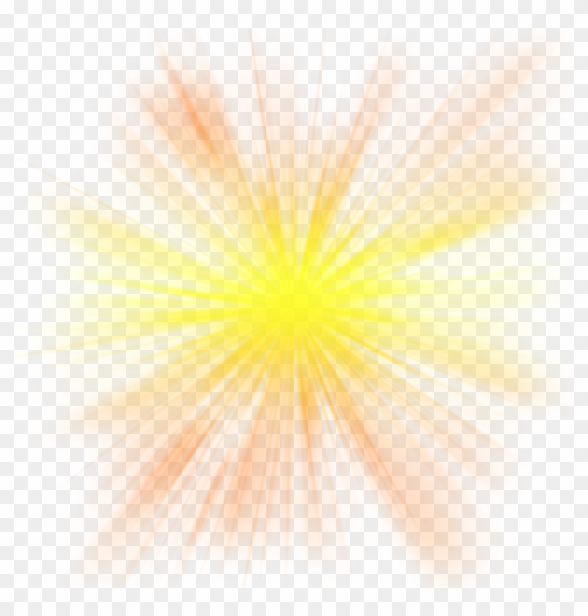 Sun Sunshine Light Sunrays Shine Glow Glowing Lighteffe - Sun Rays Glow Png Clipart
