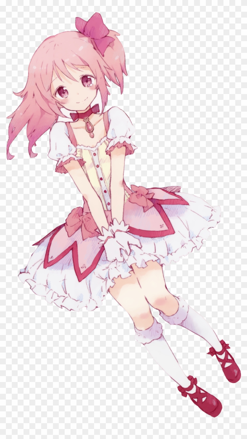 Anime Girl Pink Hair Png - Kaname Madoka Clipart