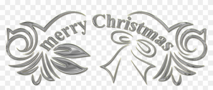 Christmas Text 5 - Merry Christmas Text Png Hd White Clipart #216700