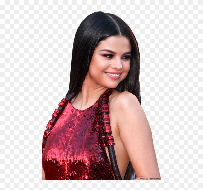 Selena Gomez Red Dress Ama 2015 Clipart #216724
